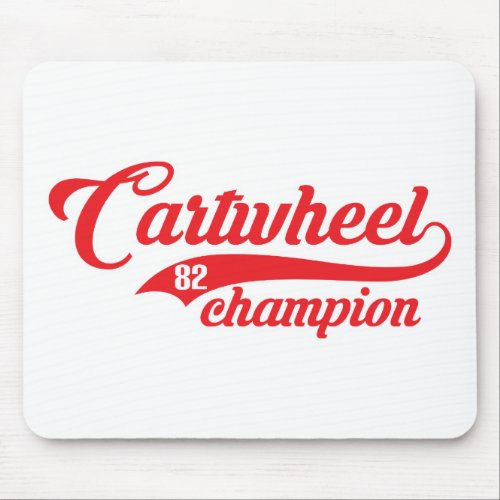Cartwheel Champion Mouse Pad