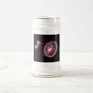 Cartwheel Galaxy, James Webb Space Telescope Beer Stein
