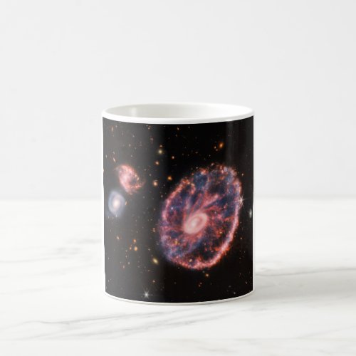 Cartwheel Galaxy James Webb Space Telescope Coffee Mug