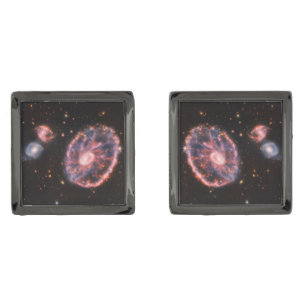 Cartwheel Galaxy, James Webb Space Telescope Cufflinks