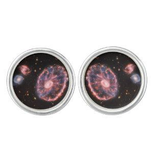 Cartwheel Galaxy, James Webb Space Telescope Cufflinks