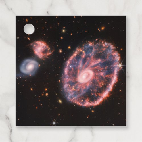 Cartwheel Galaxy James Webb Space Telescope Favor Tags