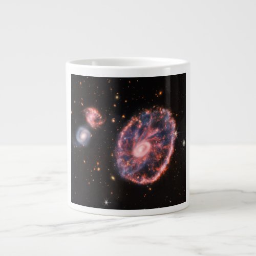 Cartwheel Galaxy James Webb Space Telescope Giant Coffee Mug