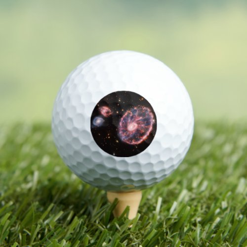 Cartwheel Galaxy James Webb Space Telescope Golf Balls