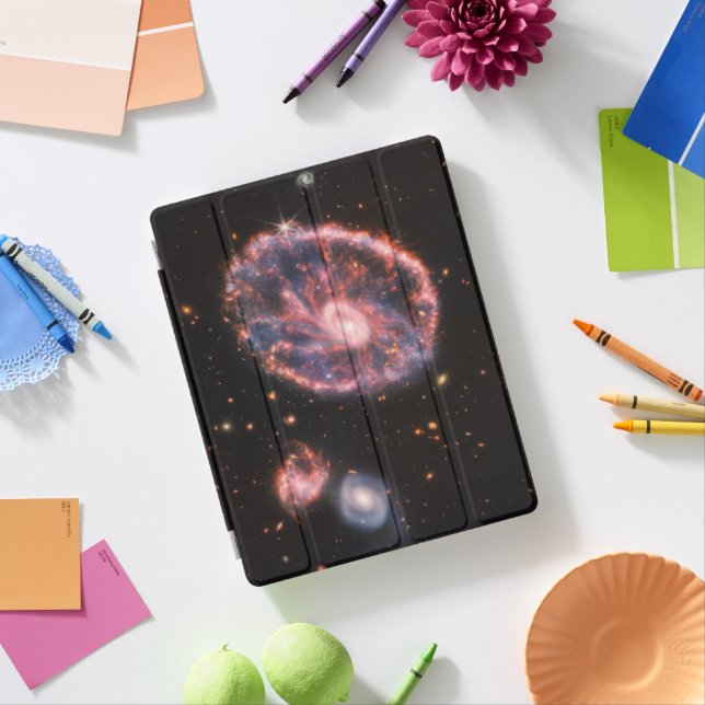 Cartwheel Galaxy, James Webb Space Telescope iPad Smart Cover (In Situ)