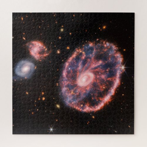 Cartwheel Galaxy James Webb Space Telescope Jigsaw Puzzle