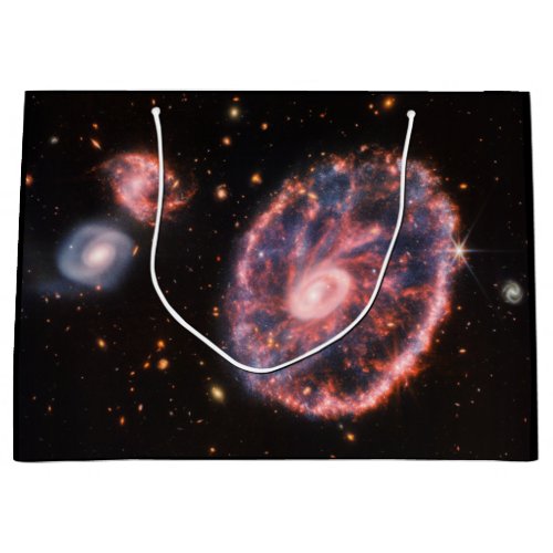 Cartwheel Galaxy James Webb Space Telescope Large Gift Bag