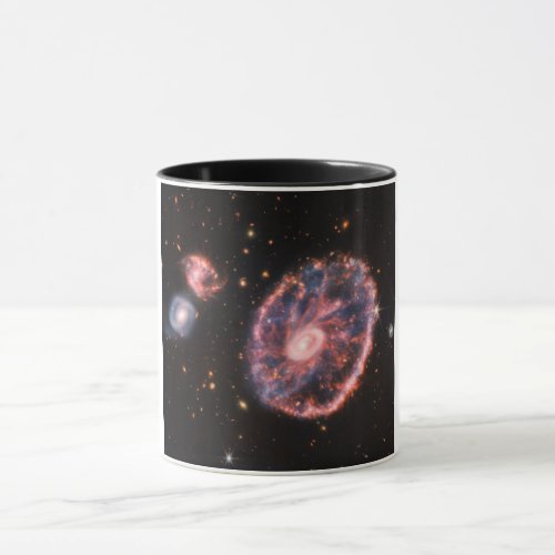 Cartwheel Galaxy James Webb Space Telescope Mug