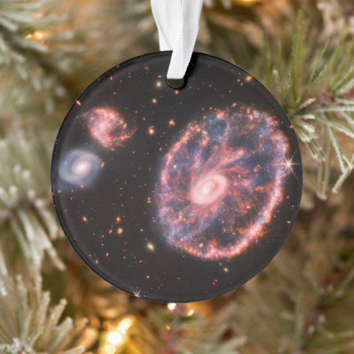 Cartwheel Galaxy James Webb Space Telescope Ornament