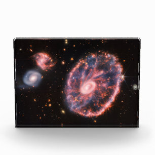Cartwheel Galaxy, James Webb Space Telescope Photo Block