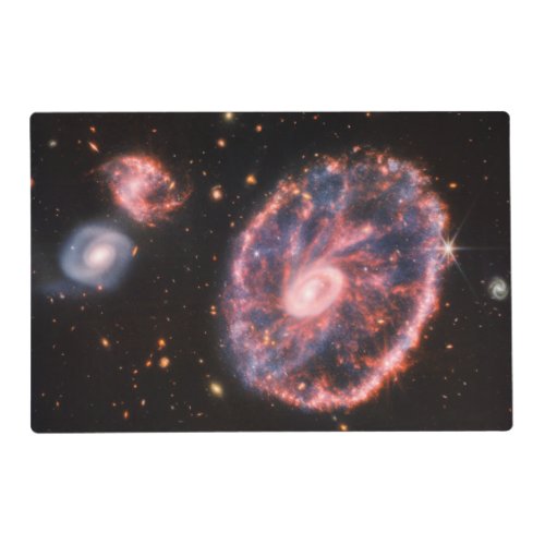 Cartwheel Galaxy James Webb Space Telescope Placemat