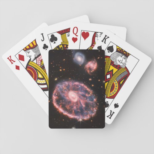 Cartwheel Galaxy James Webb Space Telescope Poker Cards