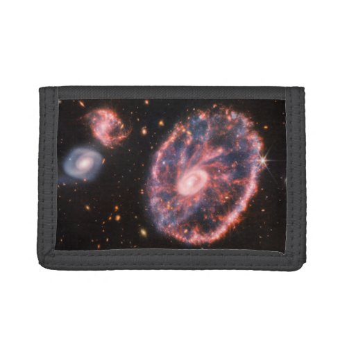 Cartwheel Galaxy James Webb Space Telescope Trifold Wallet