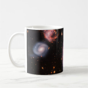 Cartwheel Galaxy JWST James Webb Space Telescope Coffee Mug