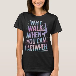 Cartwheel Gymnast Girl T-Shirt Classic Fit Tie Dye