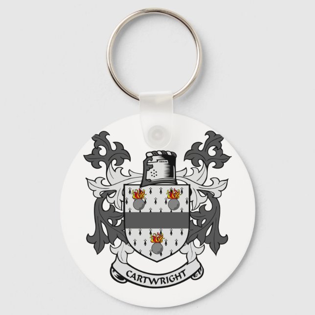 CARTWRIGHT Coat of Arms Keychain (Front)