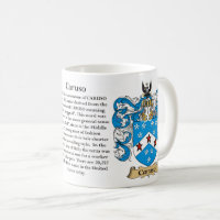 Caruso the Origin the Meaning and the Crest Coffee Mug Zazzle