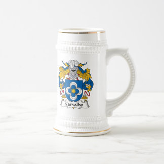 Carvalho Family Crest Beer Stein