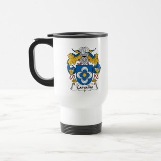 Carvalho Family Crest Travel Mug