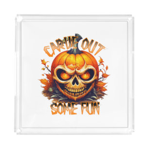 Carve Out Some Fun Acrylic Tray
