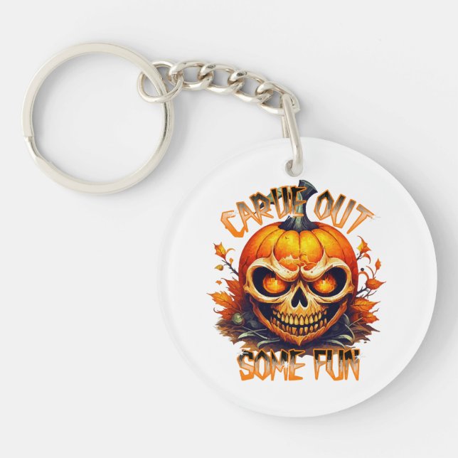 Carve Out Some Fun Keychain (Front)