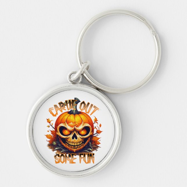 Carve Out Some Fun Keychain (Front)