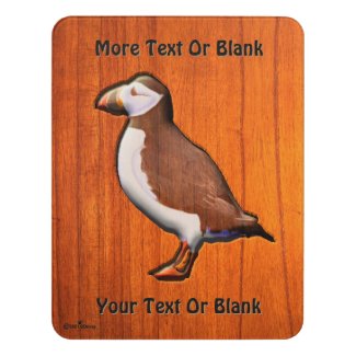 Carved Atlantic Puffin