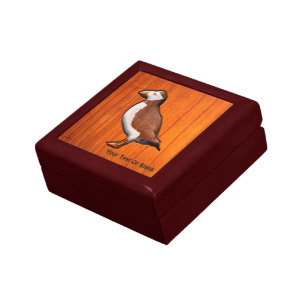 Carved Atlantic Puffin Gift Box