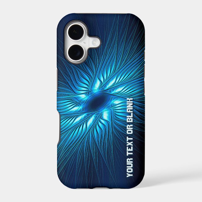 Carved Blue Star Iphone Case (Back)
