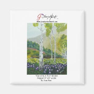 "Carved In A Tree" Magnet