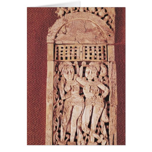 Carved Indian plaque Cards (Front)
