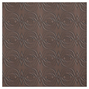 Tooled Leather Fabric, Wallpaper and Home Decor