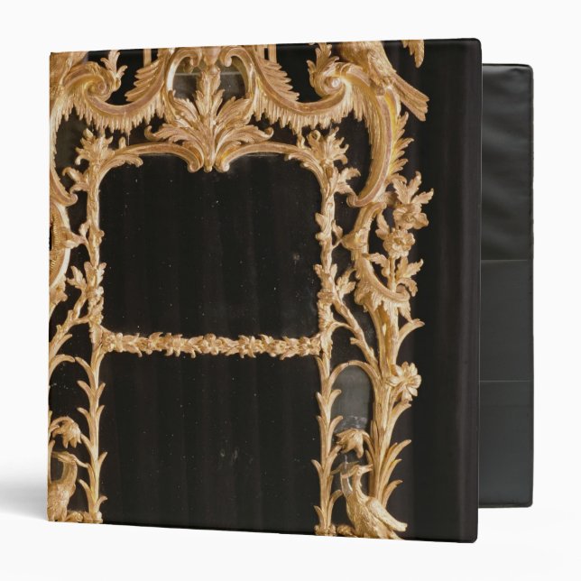 Carved mirror, c.1760 3 ring binder (Front/Inside)