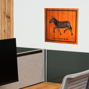 Carved Polka Dot Zebra Wall Decal