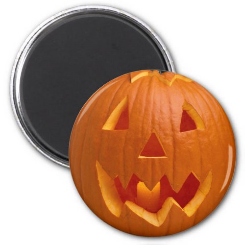 Carved Pumpkin Halloween Magnet