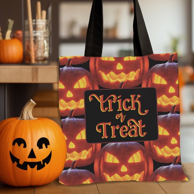 Carved Pumpkins Halloween Candy Bag (Creator Uploaded)
