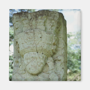 Carved Rock Sculpture Ancient Mayan Ruins Honduras Magnet
