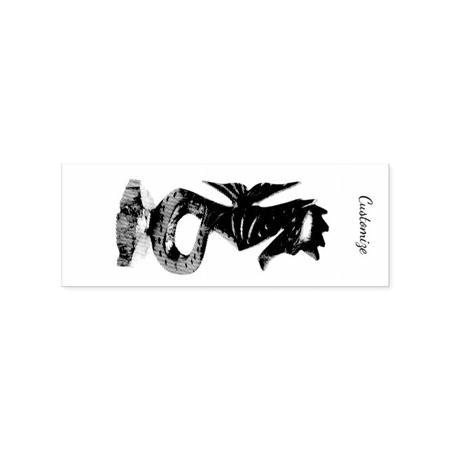 Carved sea horse Thunder_Cove Rubber Stamp (Imprint)