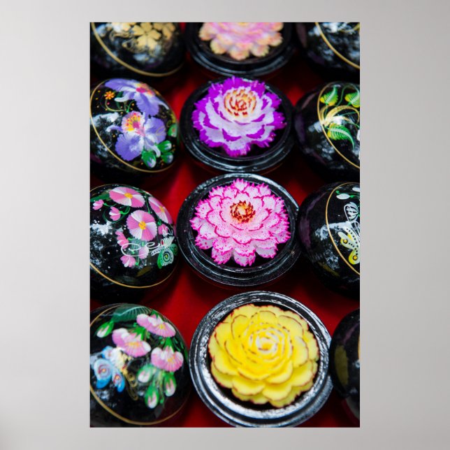 Carved Soap At Market Poster (Front)