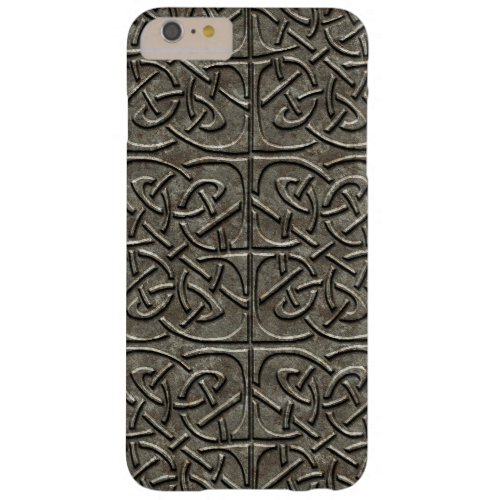 Carved Stone Connected Ovals Celtic Pattern Barely There iPhone 6 Plus Case