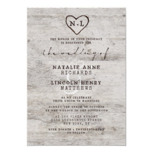 Birch Wood Wedding Invitations 5