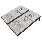 Carved Sweethearts Rustic Tree Wedding Monogram