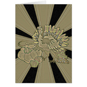 Carved Thanksgiving Turkey - Cards
