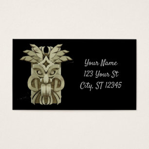 Carved Tiki Sculpture Thunder