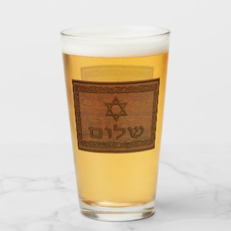 Carved Wood Shalom