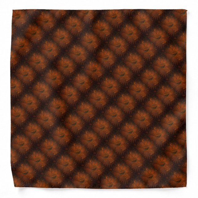 Carved Wood Shema Yisrael Bandana (Front)