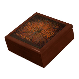 Carved Wood Shema Yisrael Gift Box