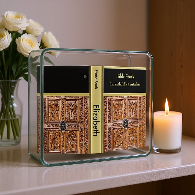 Carved wooden door mini binder (Creator Uploaded)