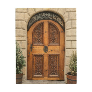 Carved Wooden Door Wood Wall Art