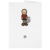 carving card. (Back)